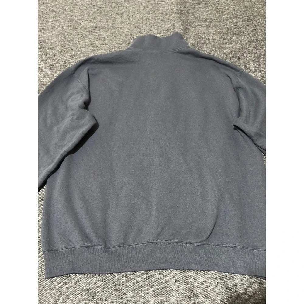 Jerzees Mens XL Quarter Zip Sweatshirt Real Estate Counsel Gray